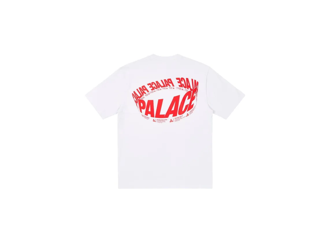 WRAPPER LOGO T-SHIRT WHITE sold by PALACE