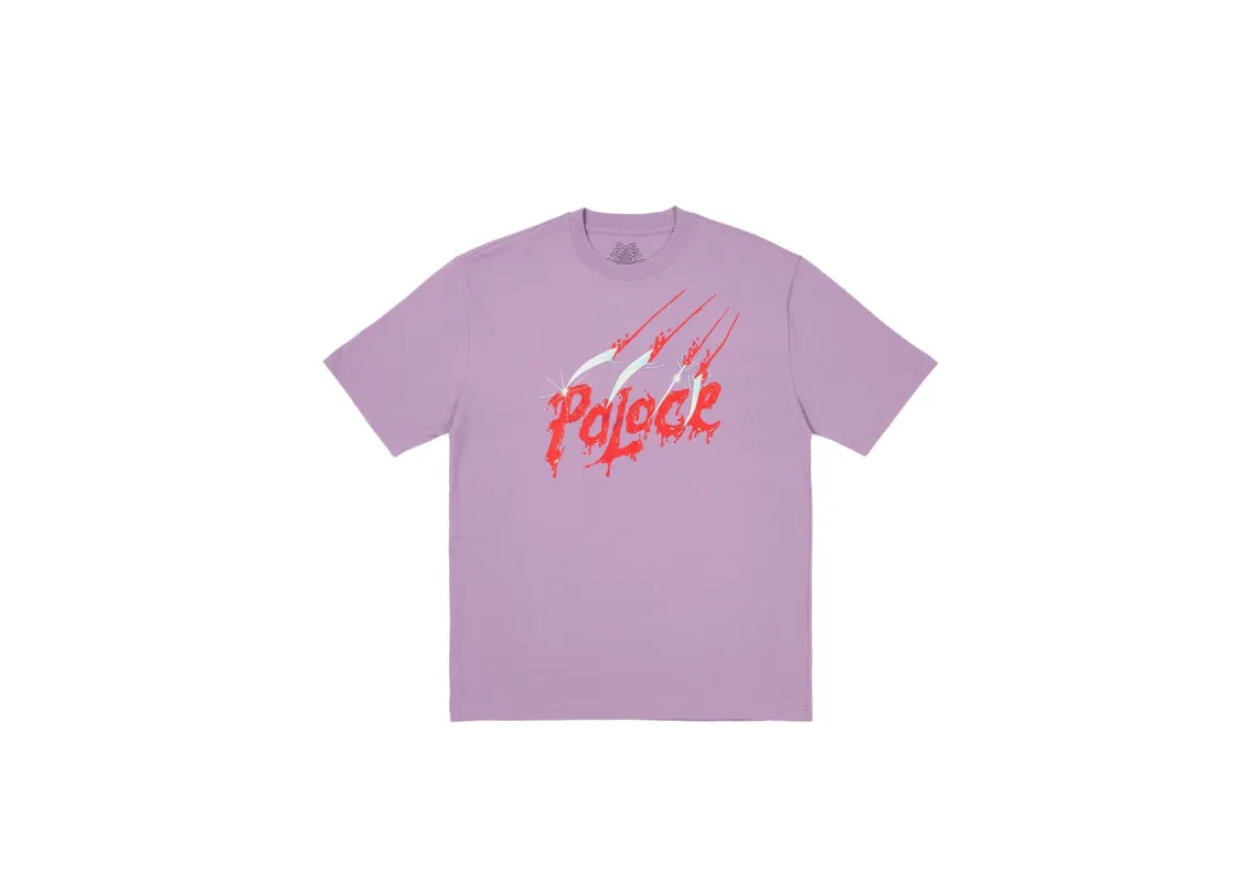 SCRATCHY T-SHIRT LIGHT PURPLE sold by PALACE
