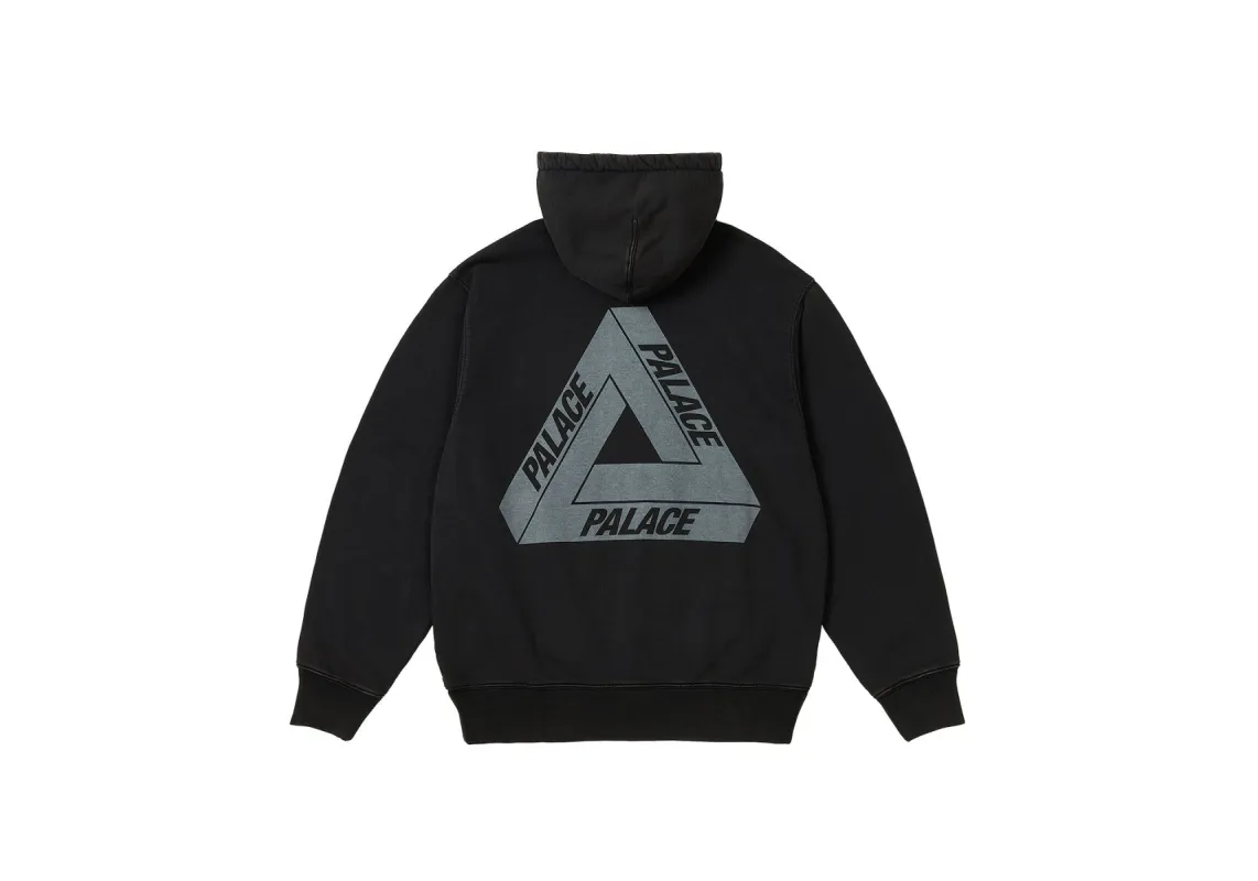 WASHED OUT TRI-FERG HOOD BLACK sold by PALACE