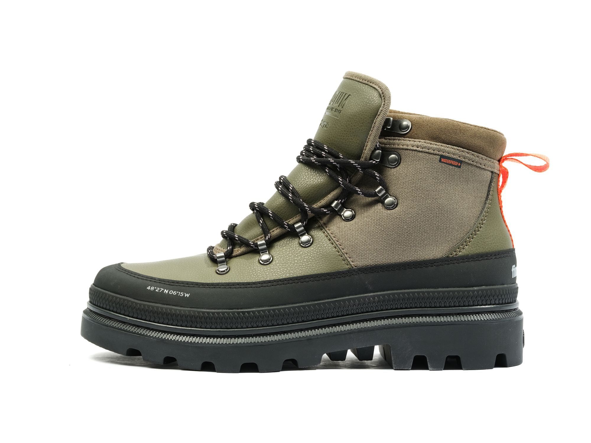 78554-309-M | Pallatrooper Hiker WP+ x Finisterre | Olive Night sold by Palladium product image thumbnail 6