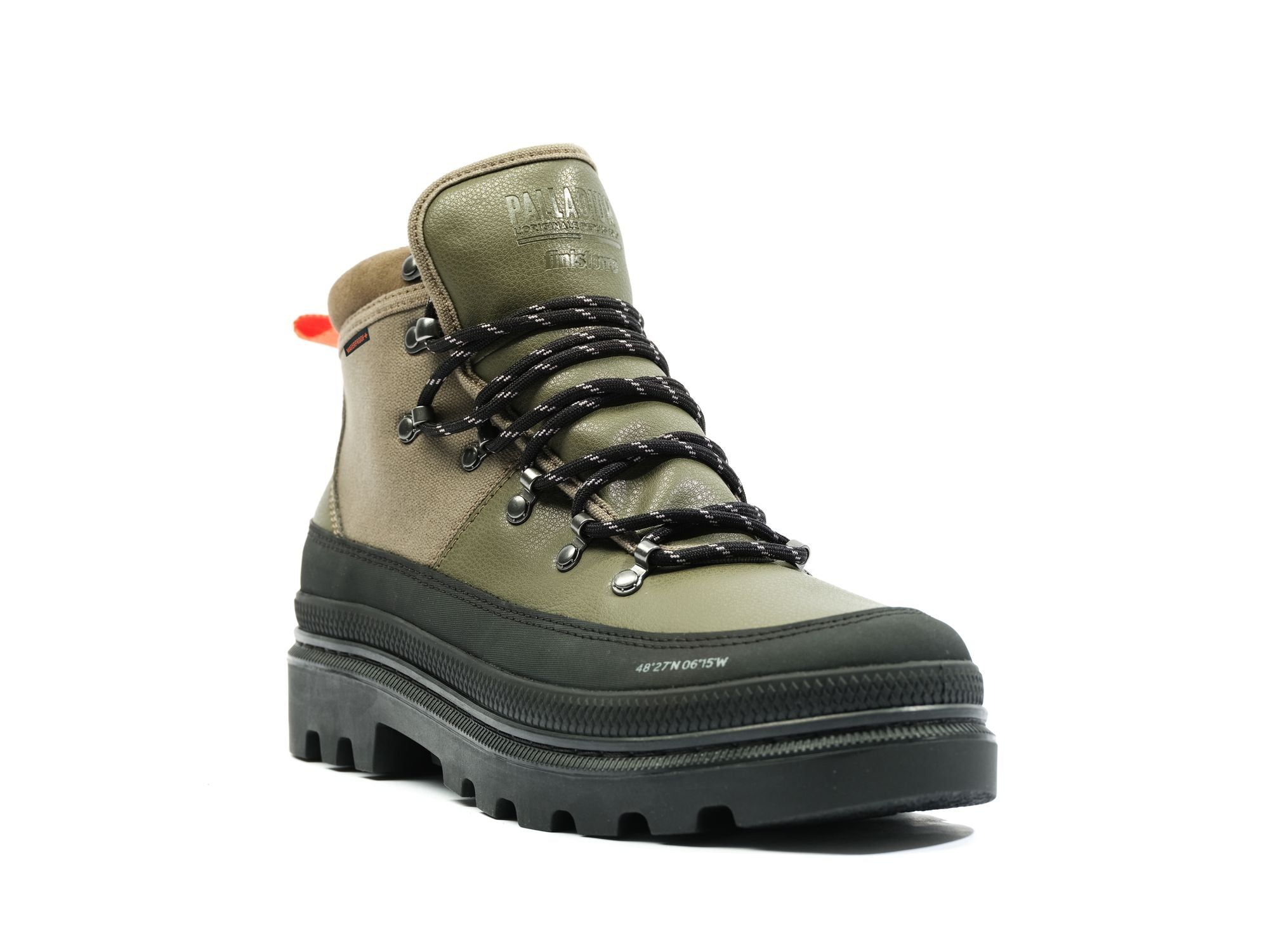 78554-309-M | Pallatrooper Hiker WP+ x Finisterre | Olive Night sold by Palladium product image thumbnail 2