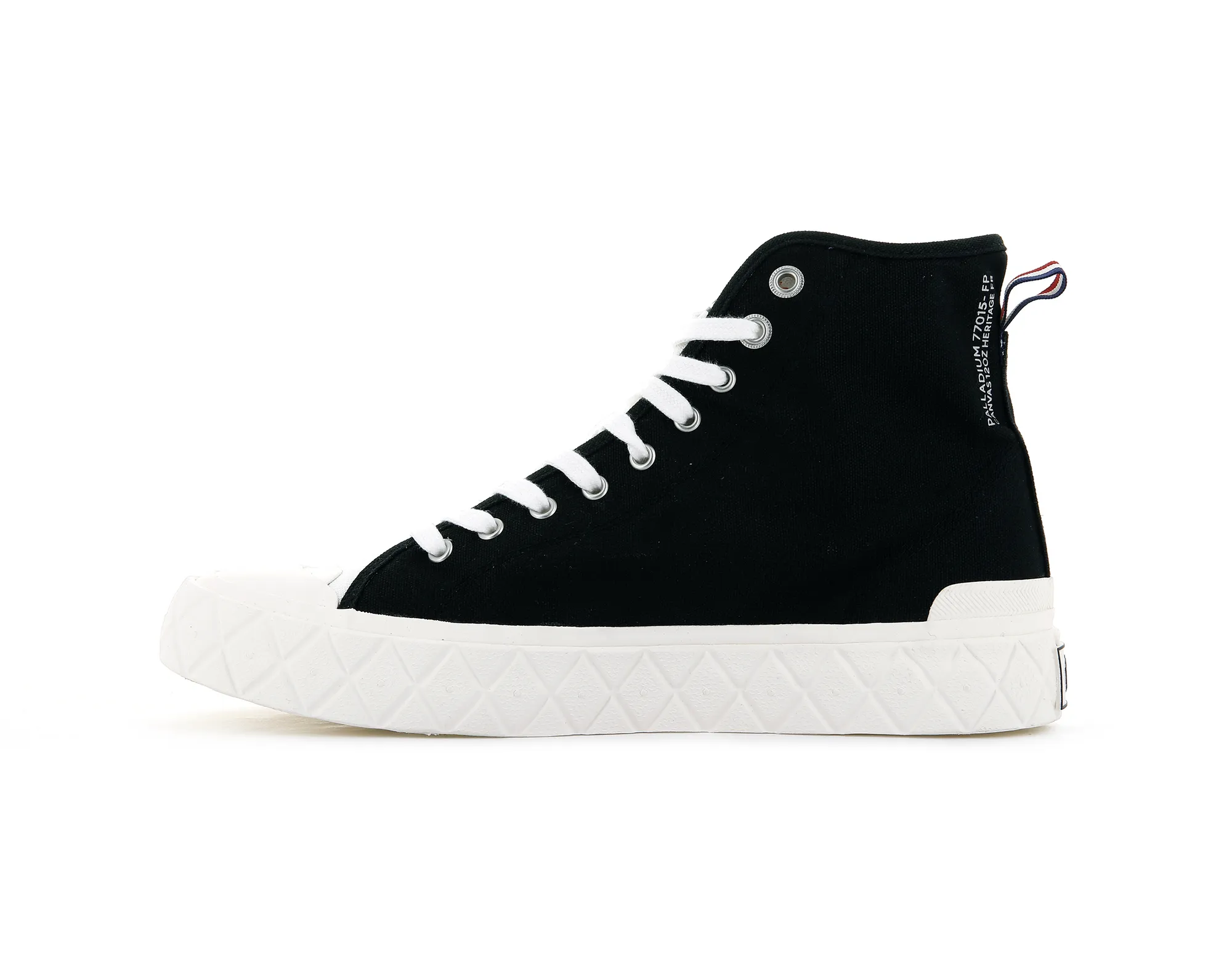 77015-030-M | Palla Ace Canvas Mid | Black/Mashmalllow sold by Palladium product image thumbnail 3