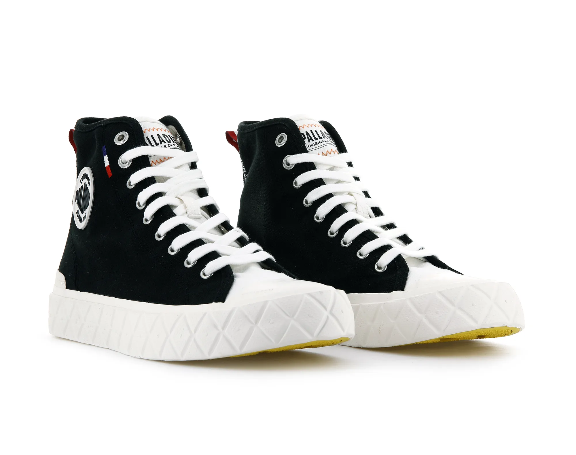 77015-030-M | Palla Ace Canvas Mid | Black/Mashmalllow sold by Palladium product image thumbnail 5