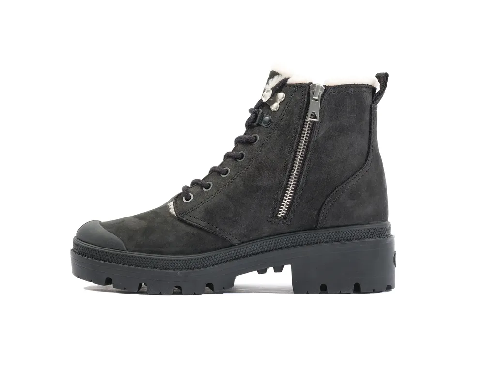 98867-008-M | Pallabase Nubuck Zip WL | Black sold by Palladium product image thumbnail 4