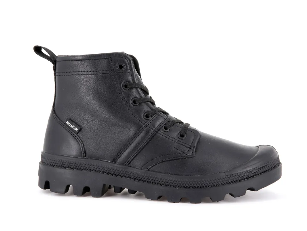 77983-001-M | Pallabrousse Hi WP | Black/Black sold by Palladium