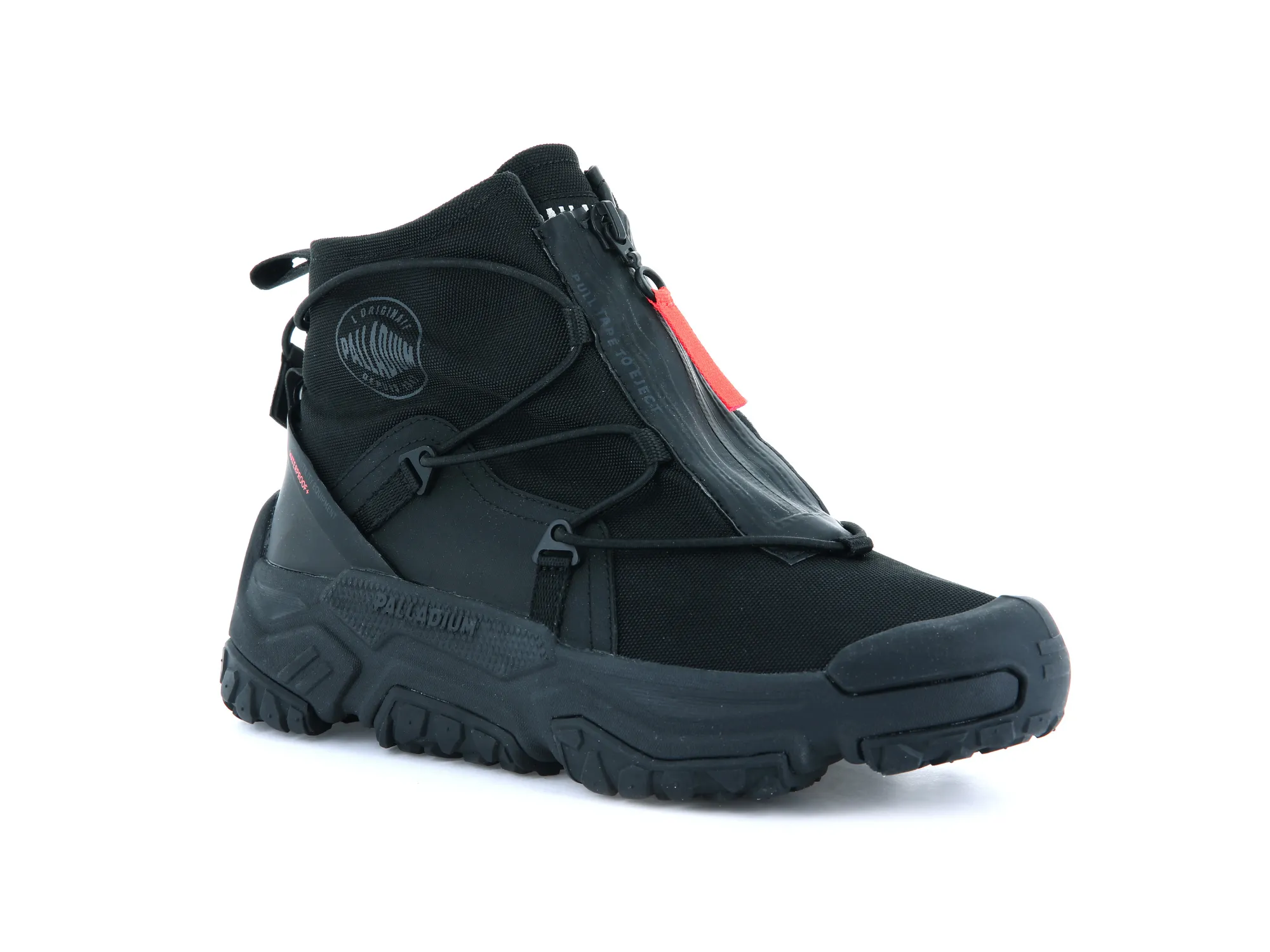 77169-010-M | Off-Grid Hi Zip WP+ | Black/Black sold by Palladium product image thumbnail 3