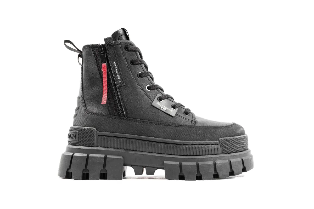 98859-001-M | Revolt Boot Zip LTH | Black/Black sold by Palladium