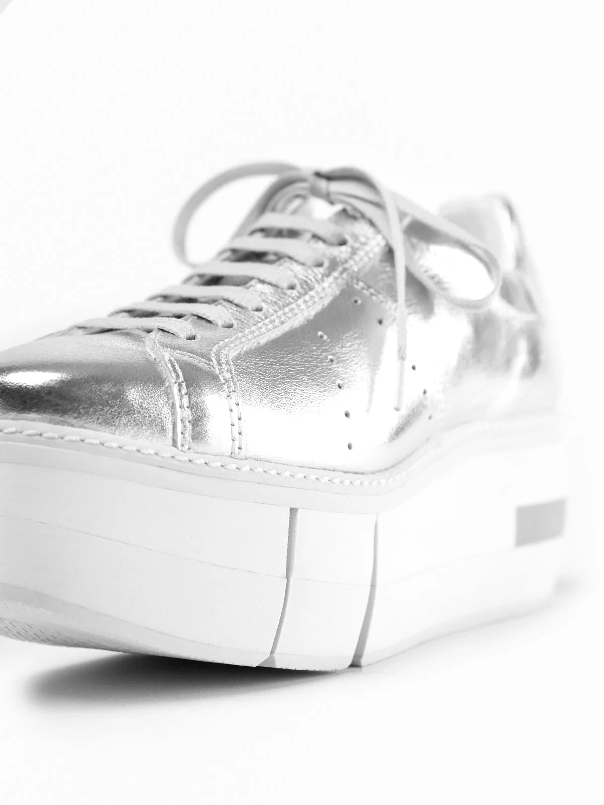 MIRANDE | METALLIC LEATHER SILVER sold by Paloma Barcelo product image thumbnail 5