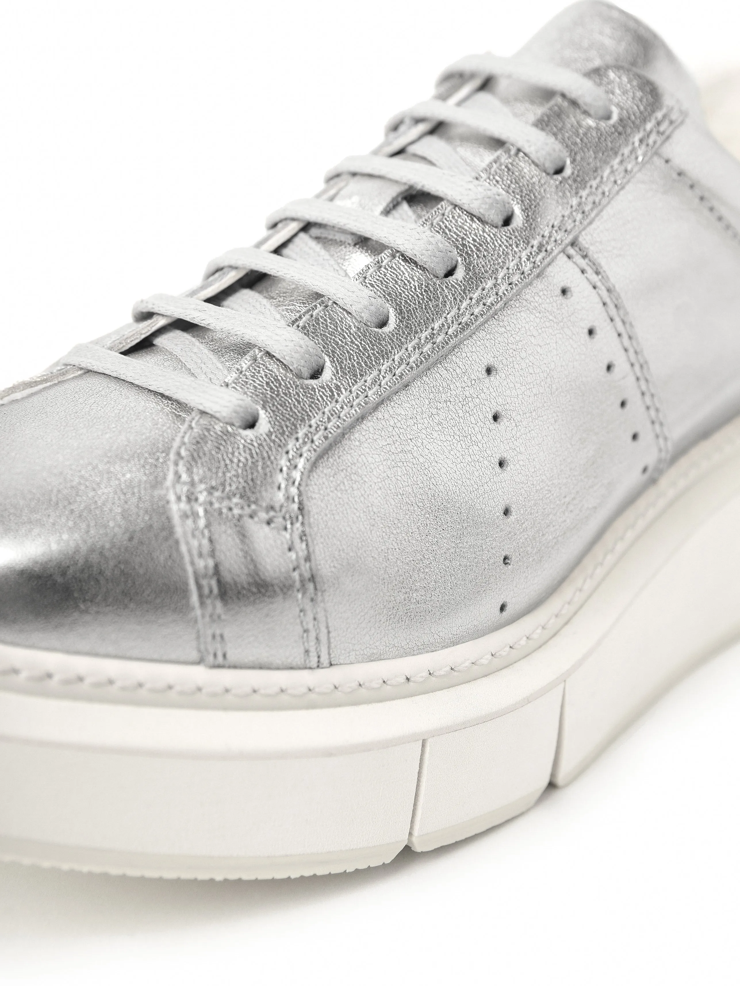 AGEN | METALLIC LEATHER SILVER sold by Paloma Barcelo product image thumbnail 3