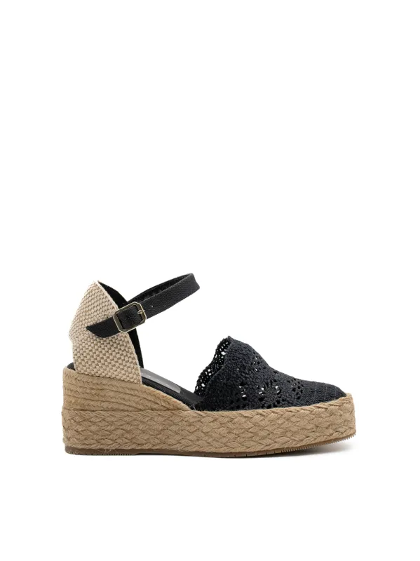 KLEO TEJIDO CROCHET BLACK made by Palomitas