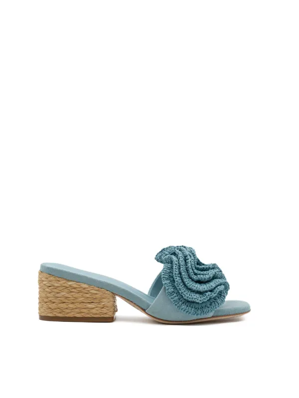 POLLY SUEDE SKY made by Paloma Barcelo