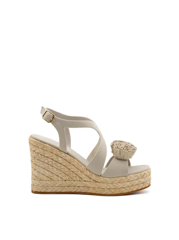 FEDRA MICROFIBRA OFF WHITE made by Palomitas