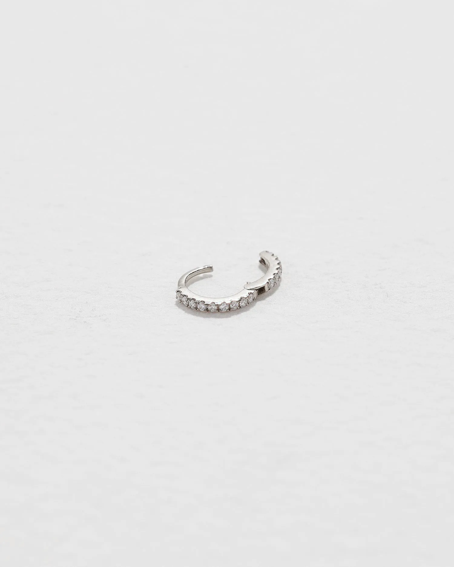 Tiny Full Pavé Huggie sold by Pamela Love product image thumbnail 2