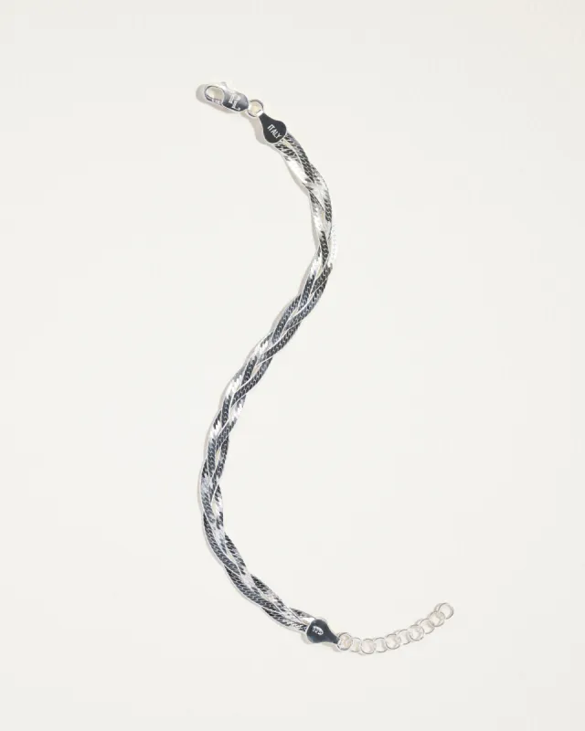 Braided Herringbone Bracelet sold by Pamela Love