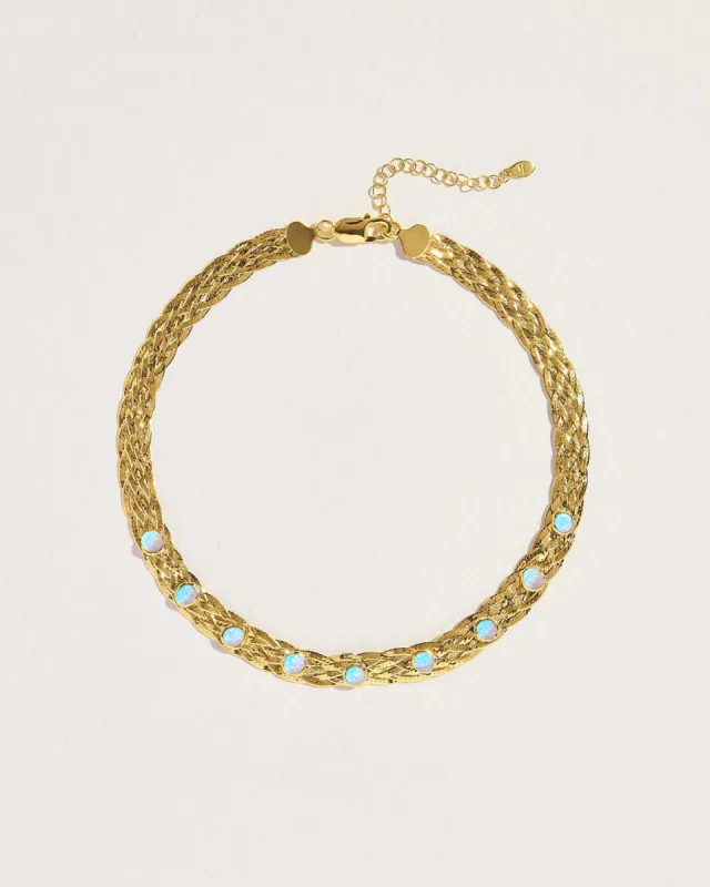 Studded Herringbone Opal sold by Pamela Love