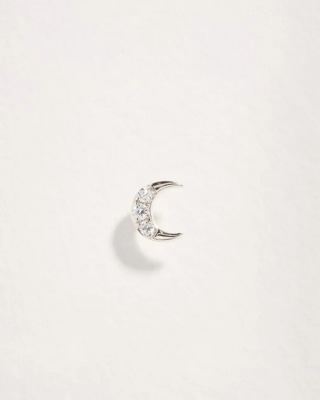 Celestial Moon Stud sold by Pamela Love