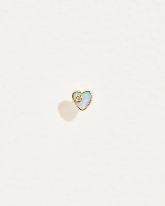 Heart Diamond Stud sold by Pamela Love