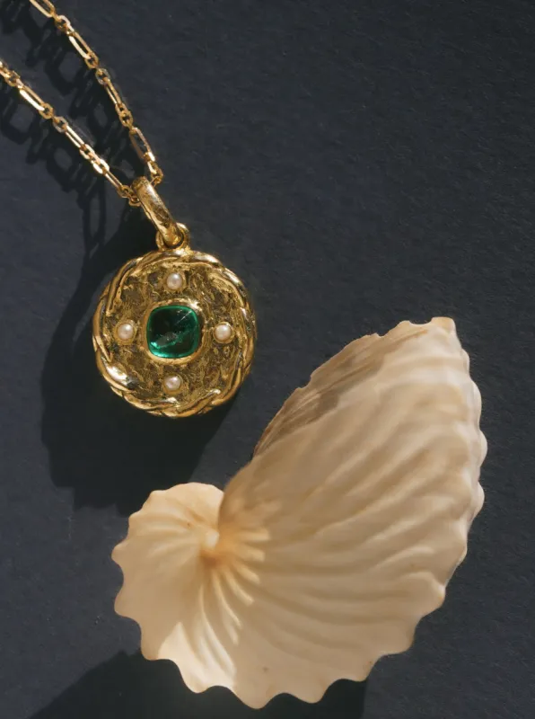 Helm Pendant made by Pamela Love