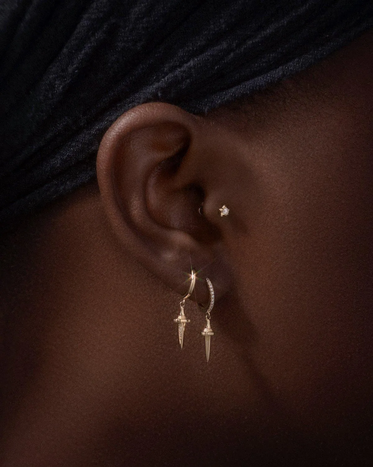 Midnight Star Standard Stud sold by Pamela Love product image thumbnail 4