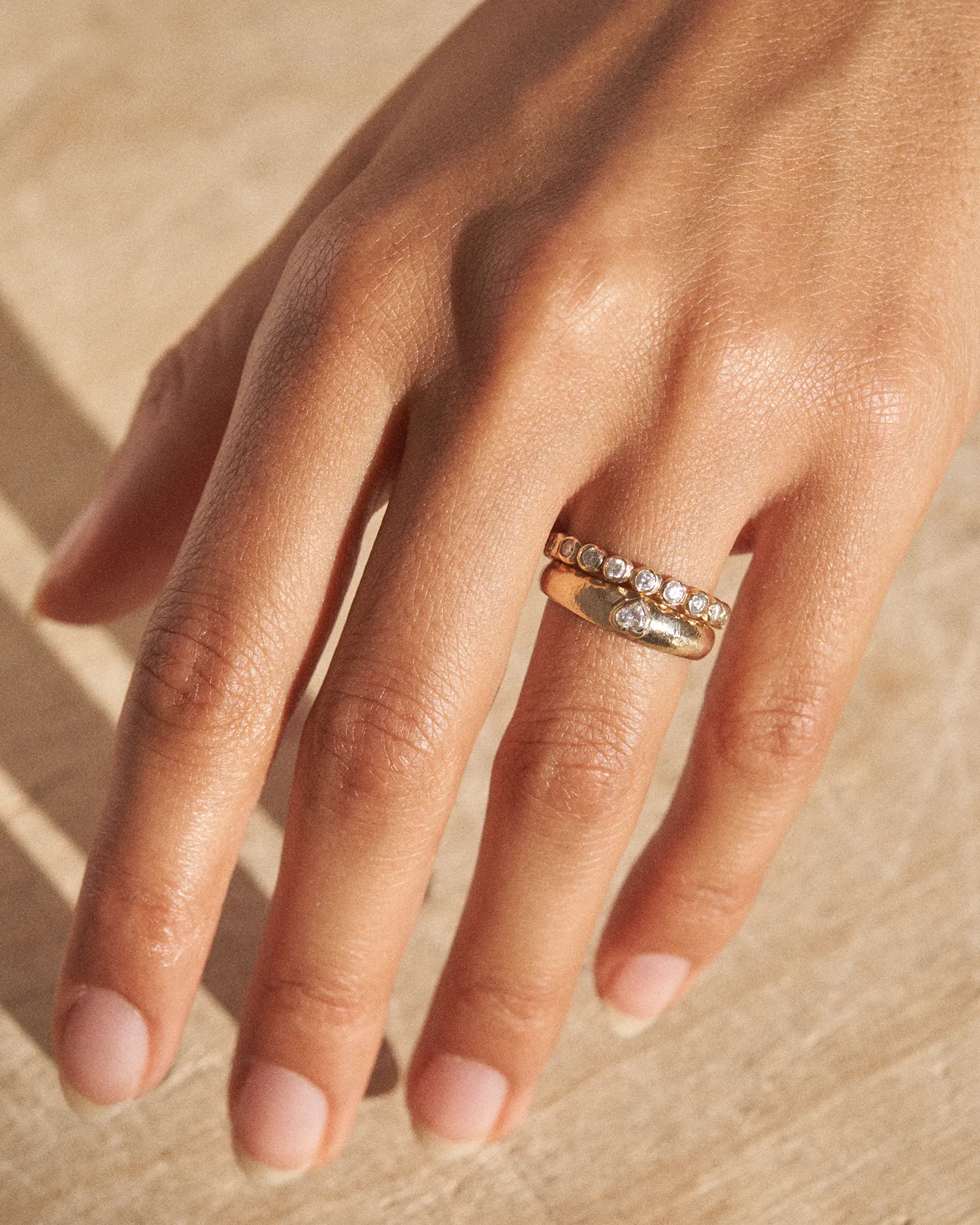 Bezel Heart Ring sold by Pamela Love product image thumbnail 3