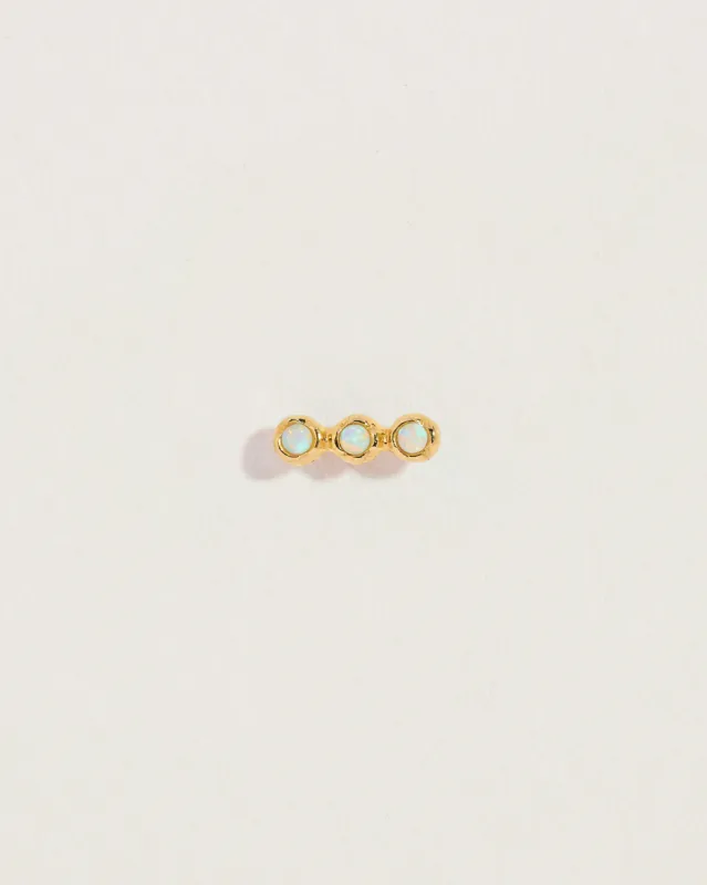 Molten Triple Dot Stud made by Pamela Love