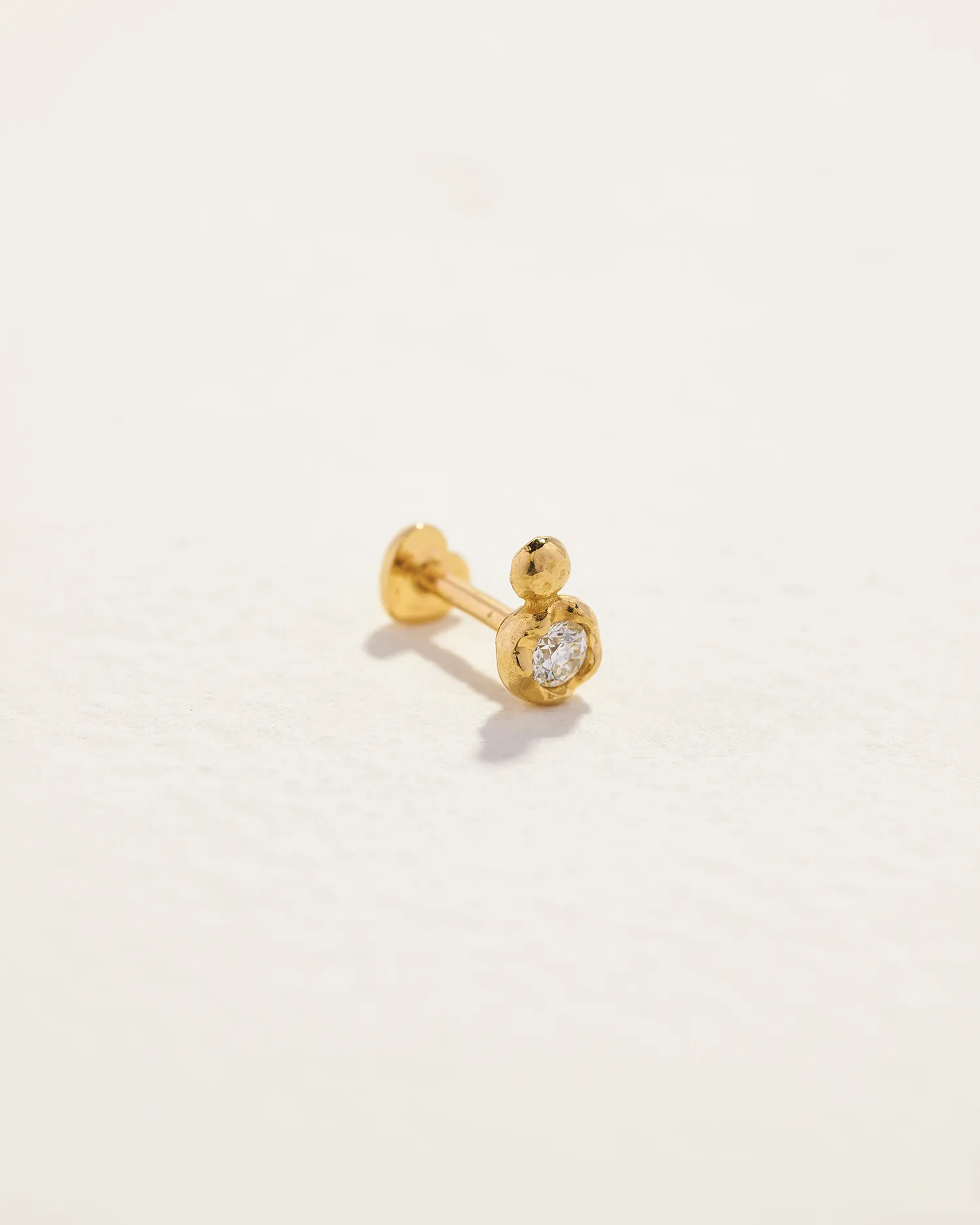 4.5mm Molten Double Dot Stud sold by Pamela Love product image thumbnail 2