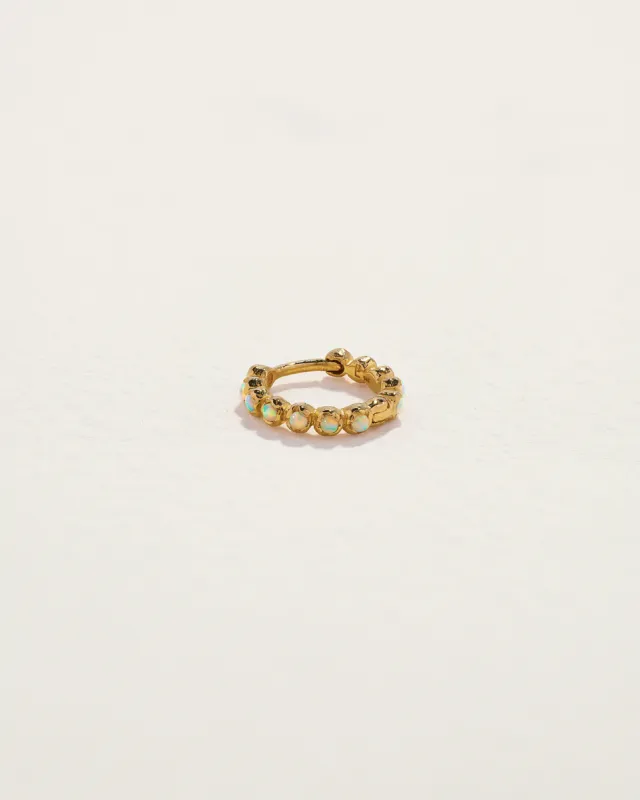 8mm Molten Eternity Huggie sold by Pamela Love