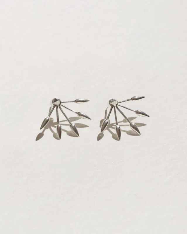 Five Spike Earrings made by Pamela Love