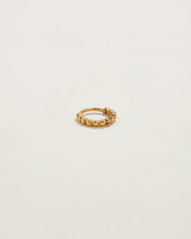 6mm Molten Eternity Huggie made by Pamela Love