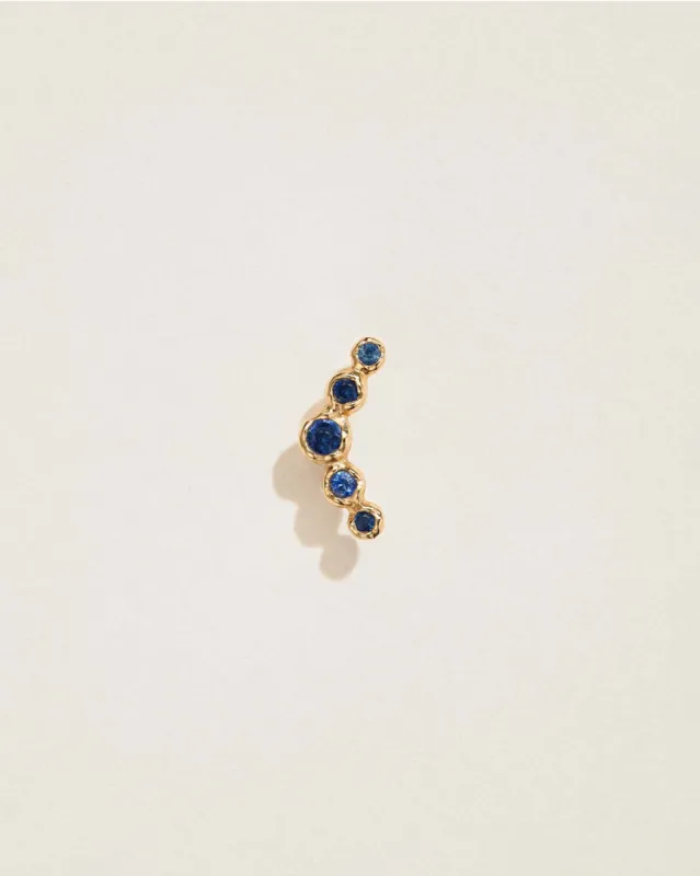 Molten Crescent Stud sold by Pamela Love