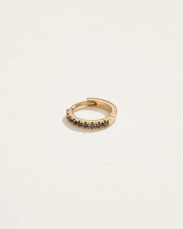 8mm Pavé Huggie sold by Pamela Love