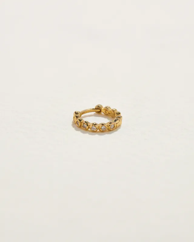 8mm Molten Eternity Huggie sold by Pamela Love