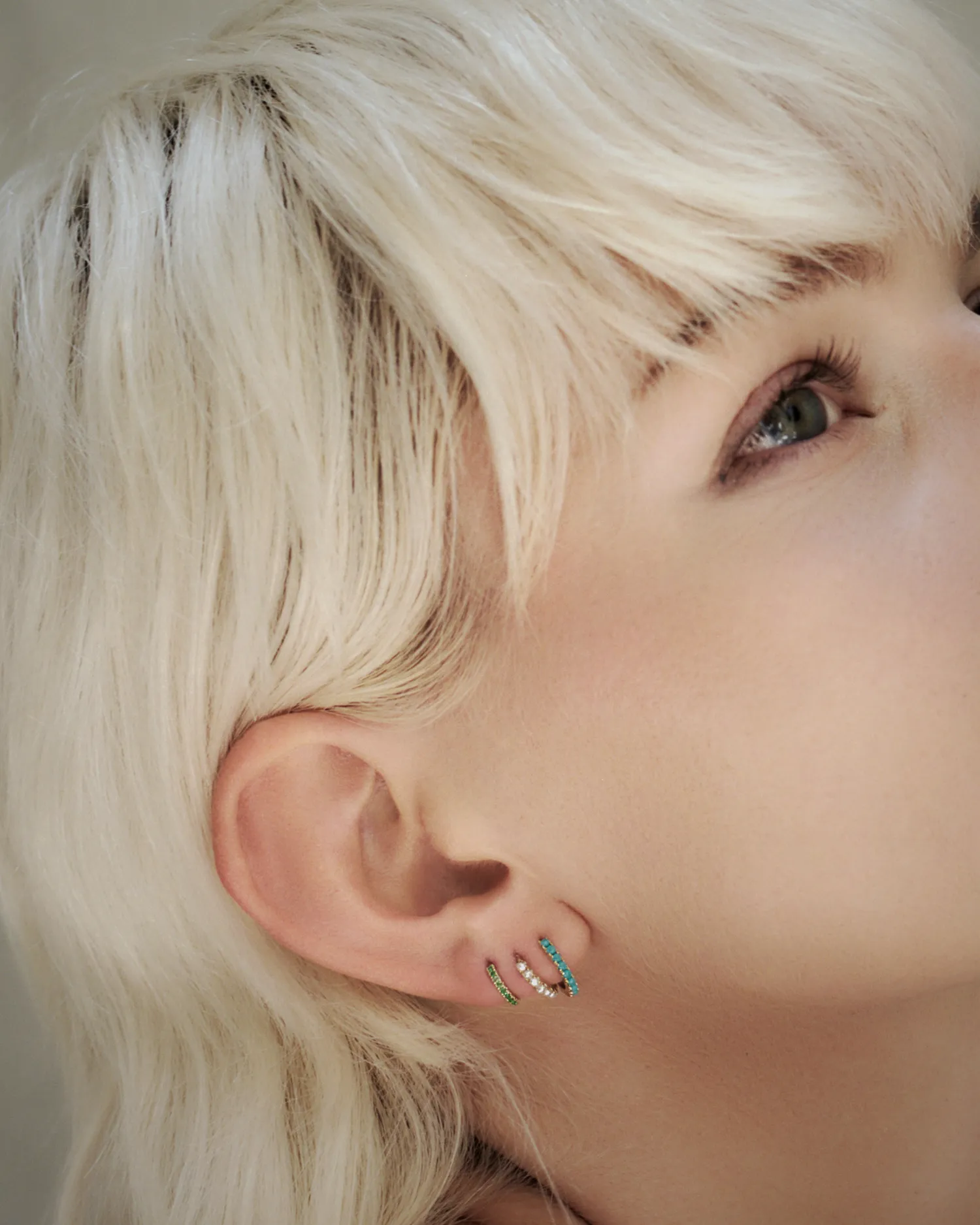 6mm Pavé Huggie sold by Pamela Love product image thumbnail 2