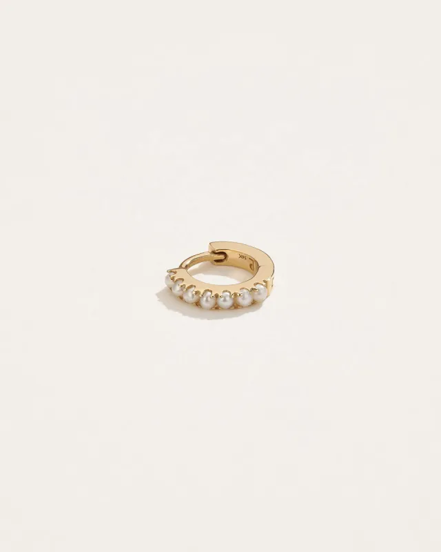 6mm Pavé Huggie sold by Pamela Love