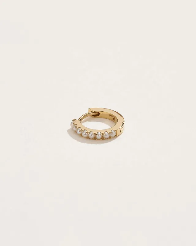 8mm Pavé Huggie sold by Pamela Love