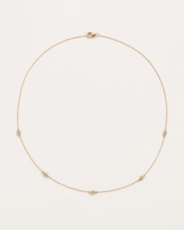 Diamond Station Necklace sold by Pamela Love
