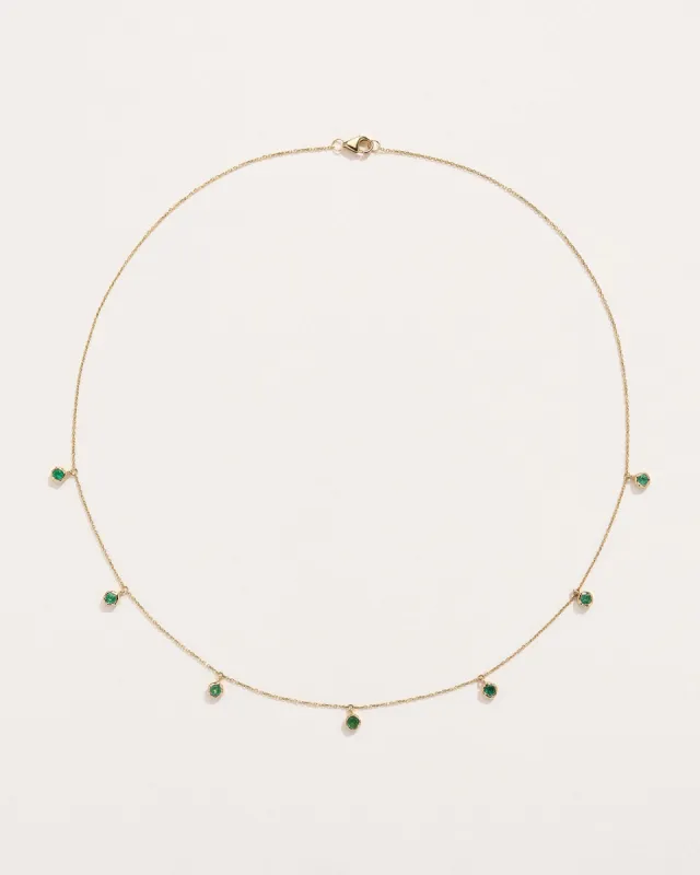Emerald Station Droplet Necklace sold by Pamela Love