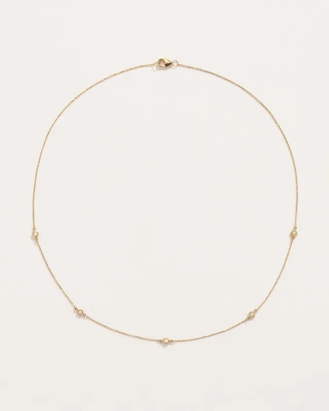 Opal Station Necklace made by Pamela Love