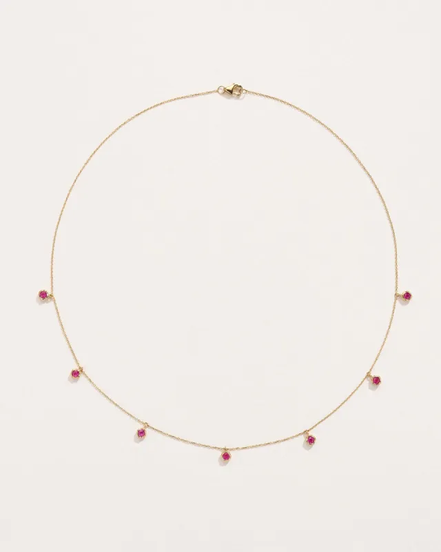 Ruby Station Droplet Necklace sold by Pamela Love