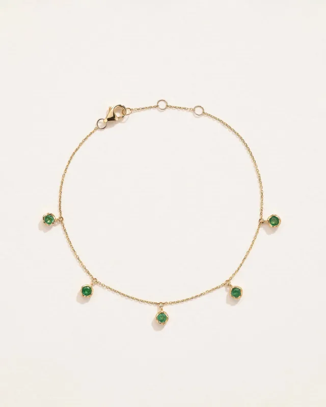 Emerald Station Droplet Bracelet sold by Pamela Love