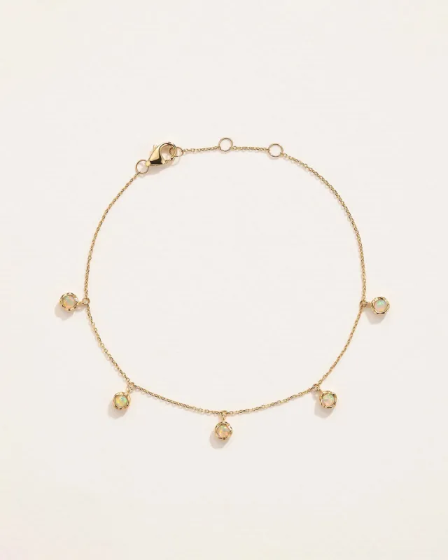 Opal Station Droplet Bracelet sold by Pamela Love