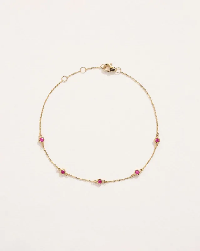 Ruby Station Bracelet sold by Pamela Love