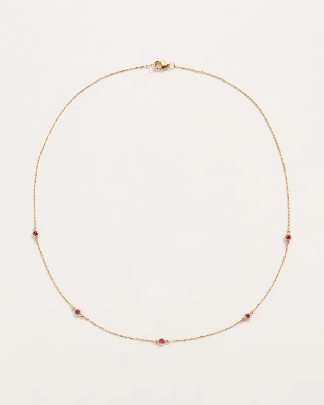 Ruby Station Necklace sold by Pamela Love