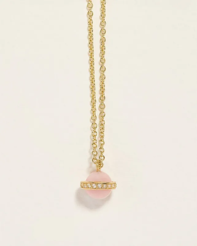 Small Saturn Pendant sold by Pamela Love