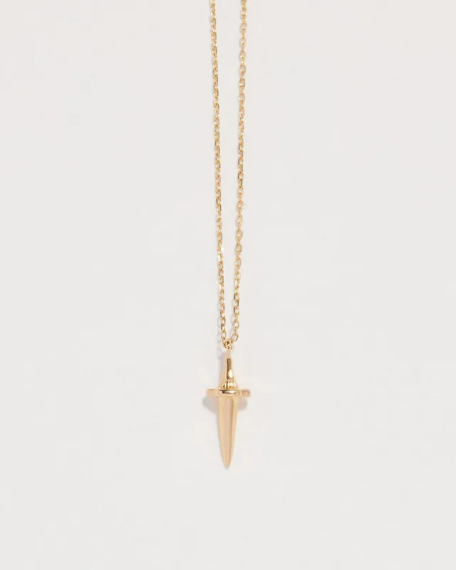 Mini Dagger Pendant made by Pamela Love