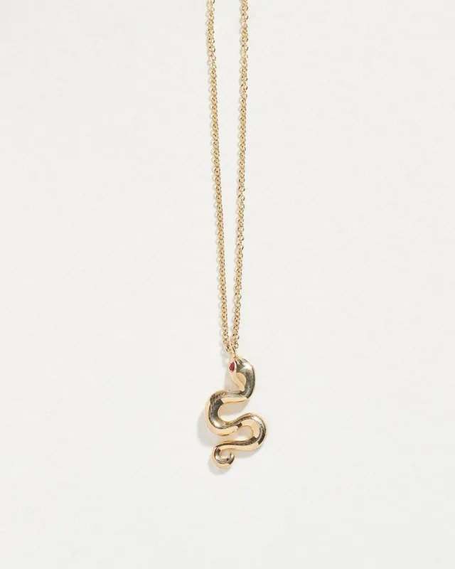 Serpent Ruby Pendant sold by Pamela Love