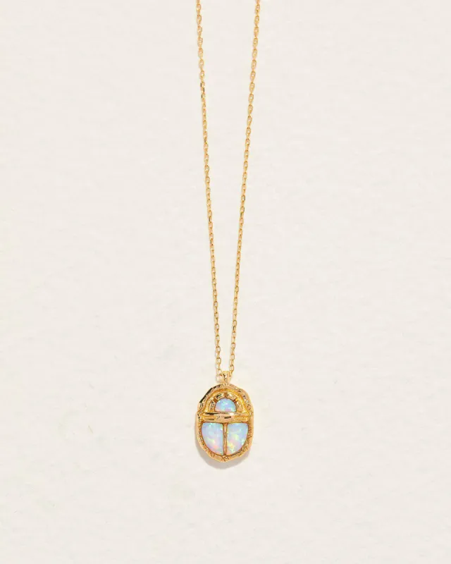 Inlay Scarab Pendant sold by Pamela Love