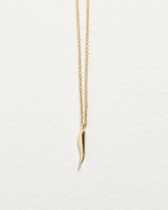 Italian Horn Pendant made by Pamela Love