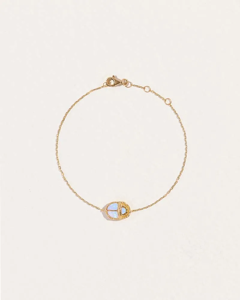Inlay Scarab Bracelet sold by Pamela Love
