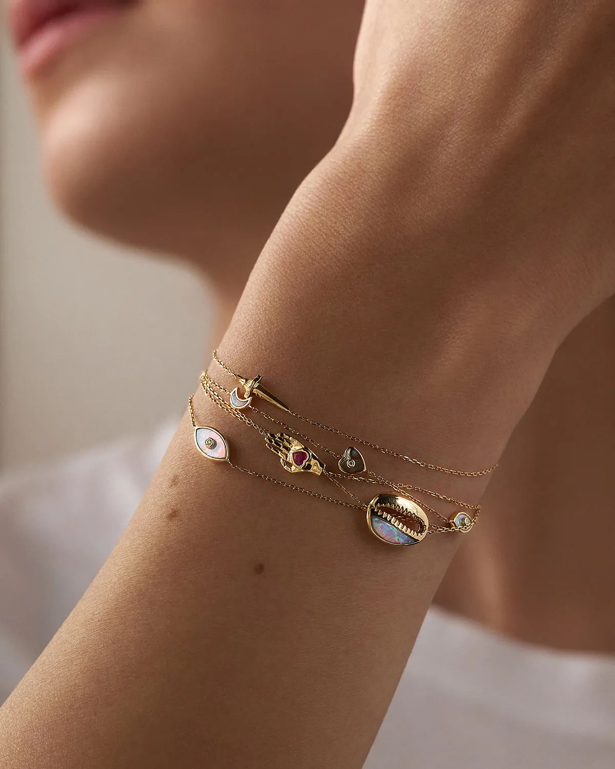 Inlay Eye Bracelet sold by Pamela Love product image thumbnail 2